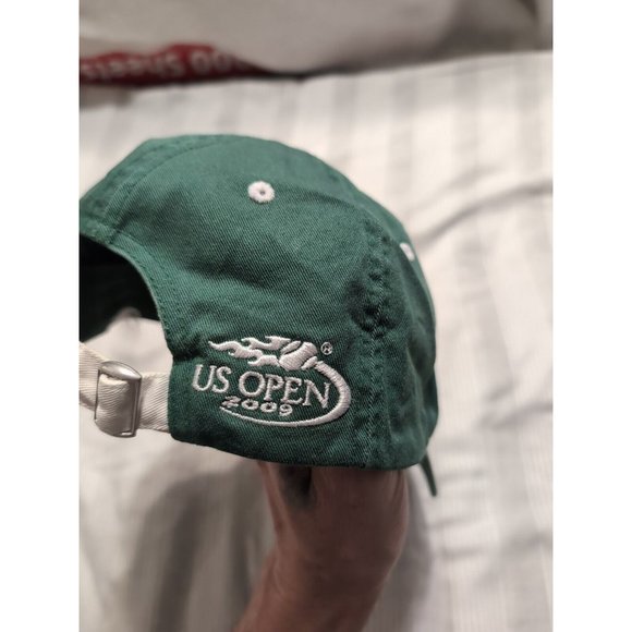 Heineken Light US Open 2009 Tennis Strapback Cap Hat Adult Green White Mens READ - Picture 3 of 7